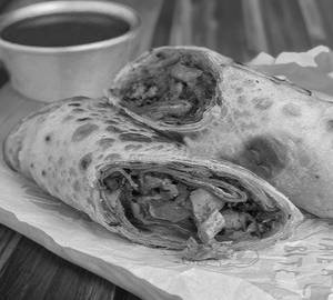 Mushroom Tikka Roll