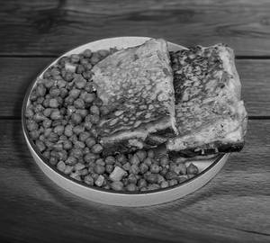 Chatpata Chana With Side Moong Dal Toast ( Protein Fiber Combo)