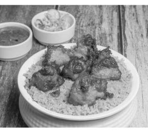 1/2  Chicken 65 Biriyani(Leaf pack)