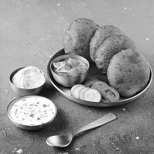Falahari Aloo Subji with Puri (4pcs)