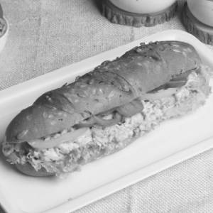 Multigrain Baguette with Smoked Chicken