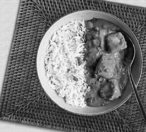 Paneer Curry With Rice
