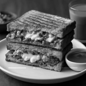Cheese Aloo Mutter Sandwich