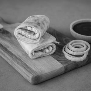 Egg Omelette Paratha Kathi Roll