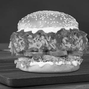 Korean Burst Chicken Burger
