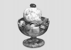Fruit Salad With Ice Cream