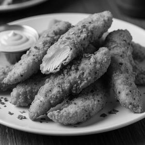 Crispy fried chicken strips 5 pieces