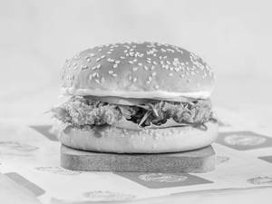 Crispy chicken burger