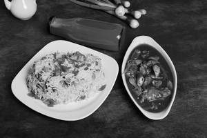 Beef Fried Rice & Chilli Beef Gravy + Fresh Juice