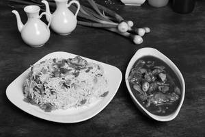 Beef Fried Rice & Chilli Beef Gravy