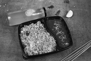 Schezwan Chicken Fried Rice & Schezwan Chicken + Fresh Juice