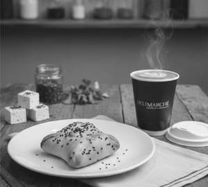 Chilli Paneer Pocket And Cafe Latte