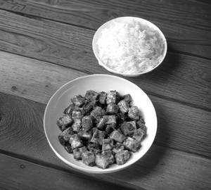 Paneer garlic