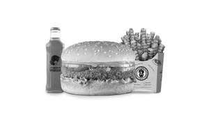 Chicken White Guy Burger Value Combo