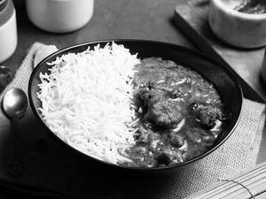Chaap Butter Masala  Rice Combo