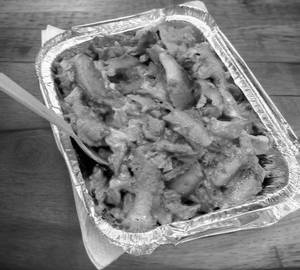 Open chicken