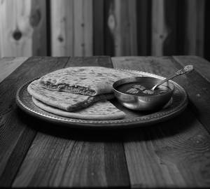 Mom's Special Dal Poori With Chutney (2 Piece)