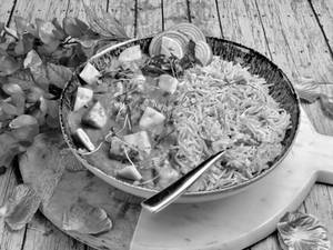 Paneer Gravy With Rice