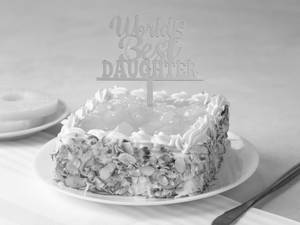Daughter's Day Special Eggless Fresh Pineapple Cake [500g]