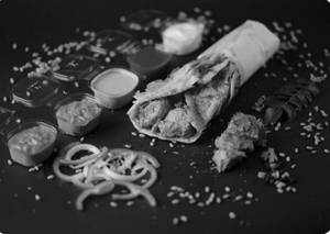 Pudina paneer tikka roll