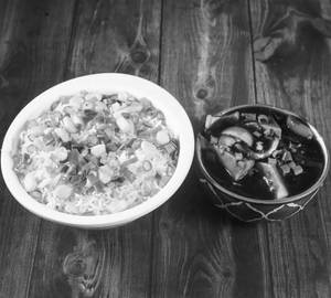 Egg Fried Rice + Chilli Chicken