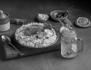 Chicken Tandoori Biryani Bowl + Lemonade
