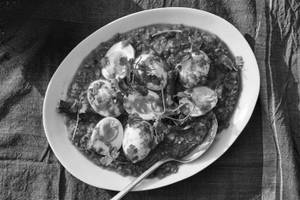 Egg Chicken tadka