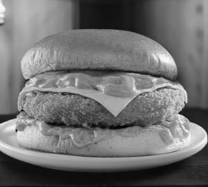 Cheese aloo tikki burger
