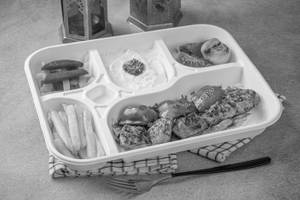 Special Shish Taouk Meal Box (open)