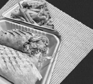 Full open shawarma with 5 khaboos
