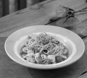 Citrus Seafood Linguini (Linguini Pasta)
