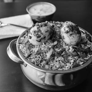 Egg Masala Dum Biryani