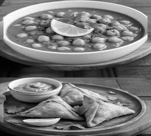 Samosa with chana