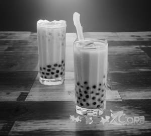 Taro boba milkshake