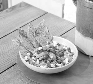 Avocado Tartar + Zaatar Chicken