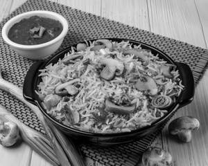 Veg Mushroom Fried Rice