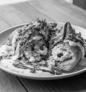 Chena samosa chaat