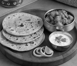Tawa Roti (3p) + Sessional Veg of the Day