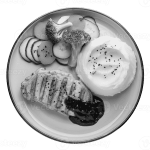 Grilled chicken steak