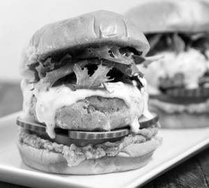 Salmon Avocado Burger