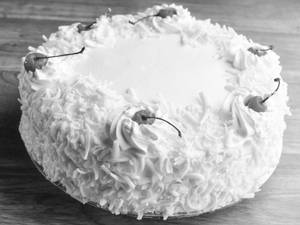 White Forest Cake