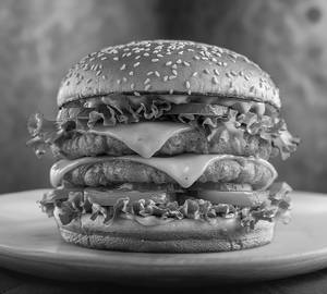 Double Aloo Tikki Burger