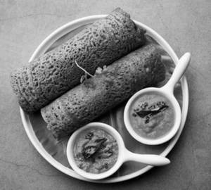 Ragi plain dosa