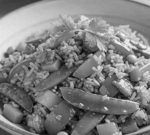 Fried Rice With Hot Garlic Sauce