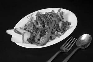 Crispy Lamb Hot Bean Sauce : Dry