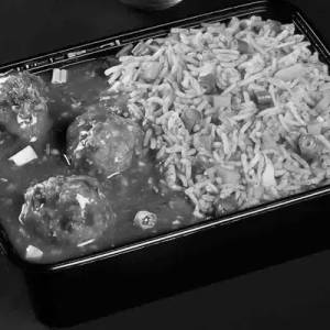 Veg Manchurian with Fried Rice
