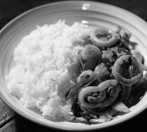 Seafood Stir Fry Rice Bowl