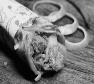 Makhani chicken roll