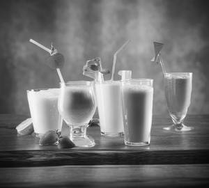 Vanilla milk shake
