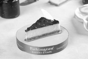 Blueberry Baked Cheesecake Slice